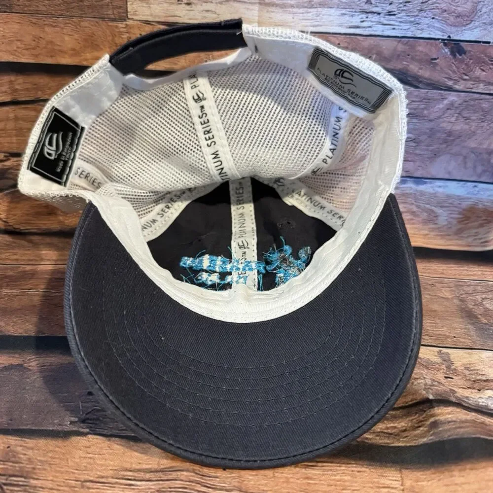 Prasek's Hillje Smokehouse Texas Blue White Mesh Trucker Hat Youth Cap BBQ